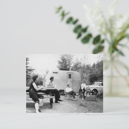  Ottawa National Forest Camping, Michigan Briefkaart (Staand voorkant)