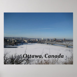 Ottawa Nederland Skyline Fotografie Poster
