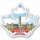Ottawa, Ontario Canada Sticker (Voorkant)