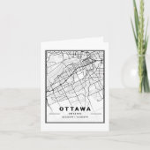 Ottawa Ontario Canada Travel City Map Kaart (Voorkant)