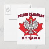 Ottawa Pools Canadees Leaf Briefkaart (Voorkant / Achterkant)