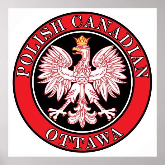 Ottawa Poolse Canadese adelaar Poster (Voorkant)