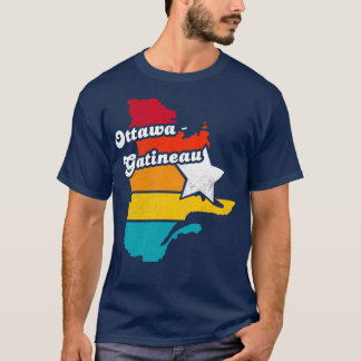 Ottawa Quebec Canada Vintage Distress Souvenir 2 T-shirt