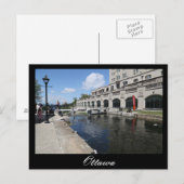 Ottawa, Rideau Canal, Laurier Briefkaart (Voorkant / Achterkant)
