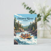 Ottawa rivier Canada Briefkaart (Staand voorkant)