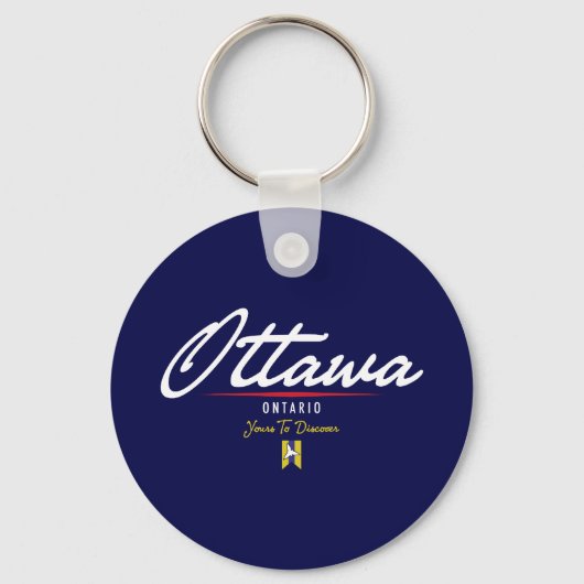 Ottawa-script Sleutelhanger (Voorkant)