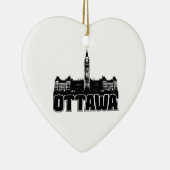 Ottawa Skyline Keramisch Ornament (Rechts)