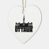 Ottawa Skyline Keramisch Ornament (Links)