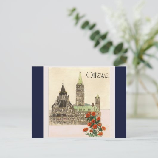 Ottawa Travel Briefkaart (Staand voorkant)