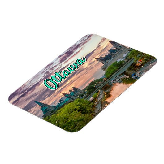 Ottawa wolken landschap magneet (Linkerzijde)