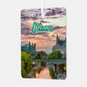 Ottawa wolken landschap metalen ornament (Voorkant links)