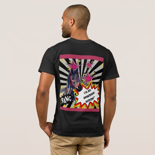 ottb club/geweldige horsey T-Shirt (Achterkant volledig)