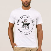 OTTB CLUB KUDDE LEIDER T-shirt (Voorkant)