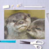 Otten in liefde tissuepapier (Craft)