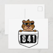 Otter 841 feestdagenkaart (Voorkant / Achterkant)