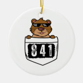 Otter 841 keramisch ornament (Voorkant)