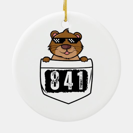 Otter 841 keramisch ornament (Achterkant)