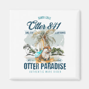 Otter 841 Surfen Otter 841 Californië Surfplank Magneet