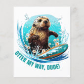 Otter 841 Surfende Otter Ze Steelt Surfplanken Ott (Achterkant)