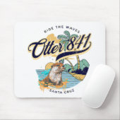 Otter 841 Surfing Otter 841 California Surf Board Muismat (Met muis)