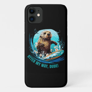 Otter 841 Surfing Otter Ze steelt Surfboards Otte Case-Mate iPhone Case
