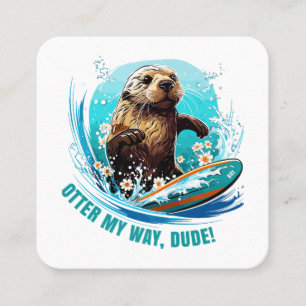 Otter 841 Surfing Otter Ze steelt Surfboards Otte Vierkante Visitekaartje