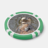 Otter achtervlotter pokerchips (Enkel)