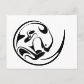 Otter afspelen briefkaart (Voorkant)