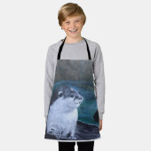 Otter All-Over Print Apron Schort (Gedragen)