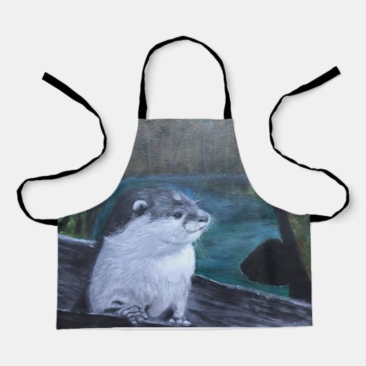Otter All-Over Print Schort (Voorkant)