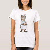 Otter als verpleegster met hart t-shirt (Voorkant)