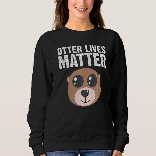 Otter Animal For Men Women Sea Otter Mammals Trui (Voorkant)