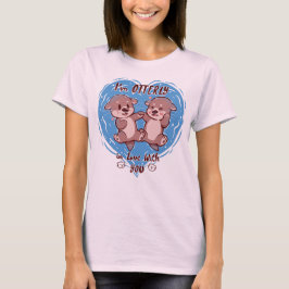 Otter Animal Pun T-shirt