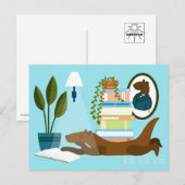 Otter ansichtkaarten uit Reading Feestdagenkaart (Voorkant / Achterkant)