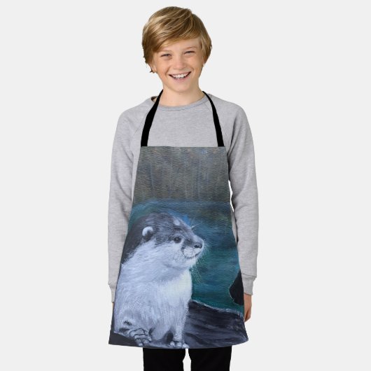 Otter apron for child schort (Gedragen)