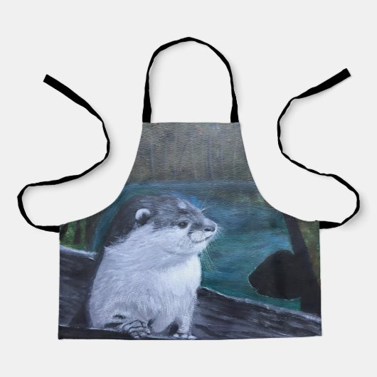 Otter apron for child schort (Voorkant)