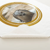 Otter Art Sherpa Deken (3/4)