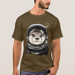 Otter Astronomy Lover voor ruimteverkenning T-shirt
