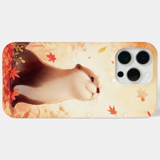 Otter Autumn Daydream Case-Mate iPhone Case (Achterkant (horizontaal))