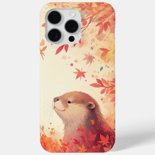 Otter Autumn Wonder Case-Mate iPhone Case (Achterkant)