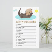 Otter Baby word scramble game (Staand voorkant)
