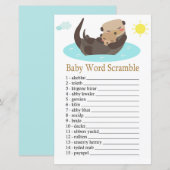 Otter Baby word scramble game (Voorkant / Achterkant)