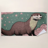 Otter Beach Towel Strandlaken (Voorkant)