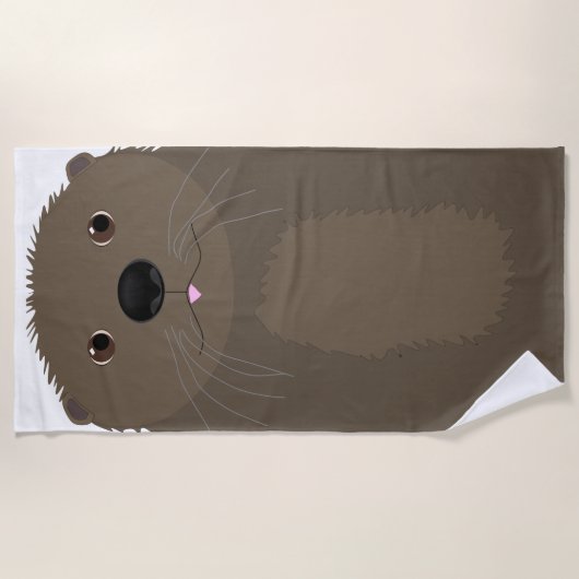 Otter Beach Towel Strandlaken (Voorkant)