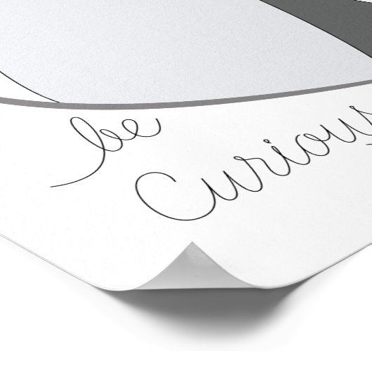 Otter - ben nieuwsgierig poster (Hoek)