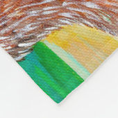 Otter Best Friends Painting Fleece Deken (Hoek)