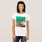 Otter Best Friends Painting T-shirt (Voorkant volledig)