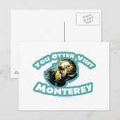 Otter bezoek Monterey Briefkaart (Voorkant / Achterkant)