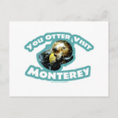 Otter bezoek Monterey Briefkaart (Voorkant)