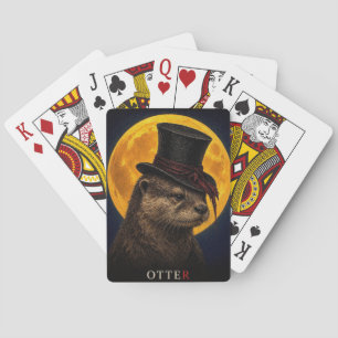 Otter Bovenhoed Gothische Surrealistiek Pokerkaarten